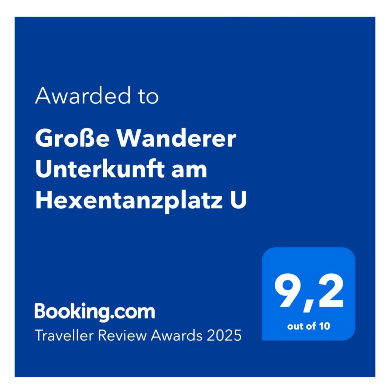 Grosse Wanderer Unterkunft Am Hexentanzplatz U Thale Esterno foto